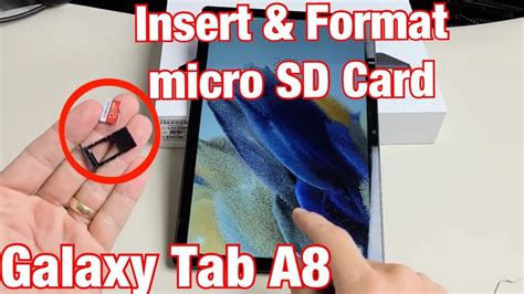 galaxy tab a8 sd card